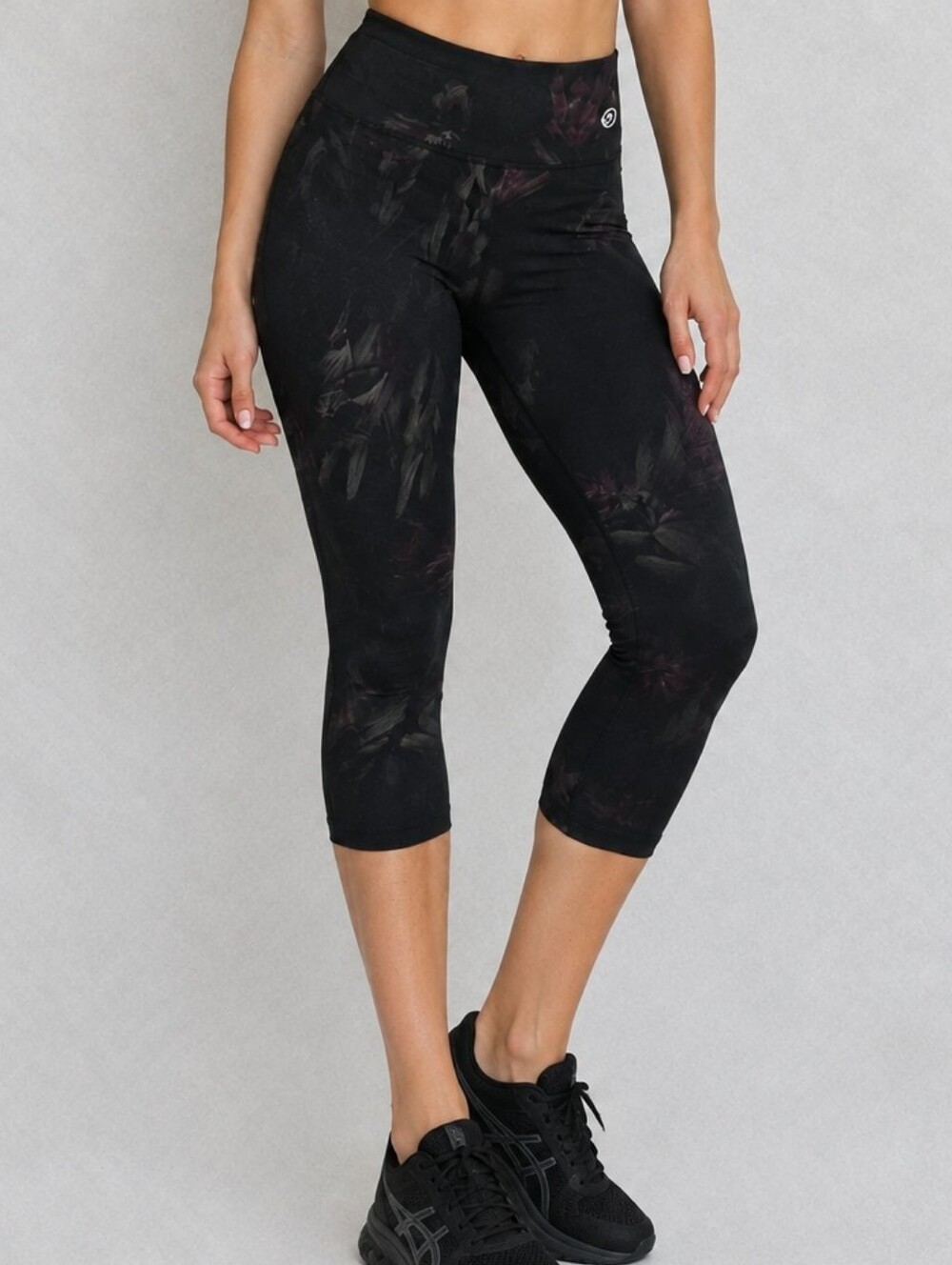 lululemon athletica Women's Black Floral High-Rise Leggings